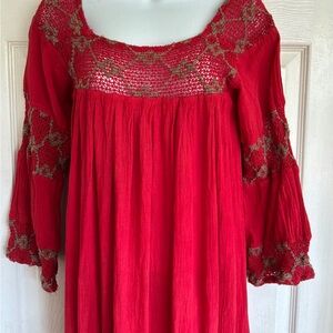 Vintage..boho maxi dress